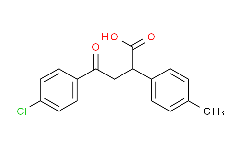 CAS No. 70596-90-6, 4-(4-Chlorophenyl)-4-oxo-2-(p-tolyl)butanoic acid