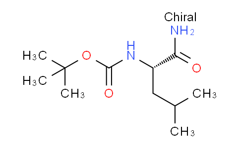 CAS No. 70533-96-9, (S)-tert-Butyl (1-amino-4-methyl-1-oxopentan-2-yl)carbamate
