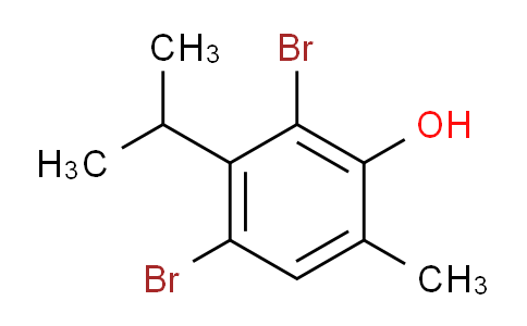 CAS No. 70454-10-3, 2,4-Dibromo-3-isopropyl-6-methylphenol