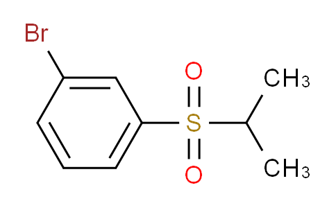 CAS No. 70399-01-8, 1-Bromo-3-(isopropylsulfonyl)benzene