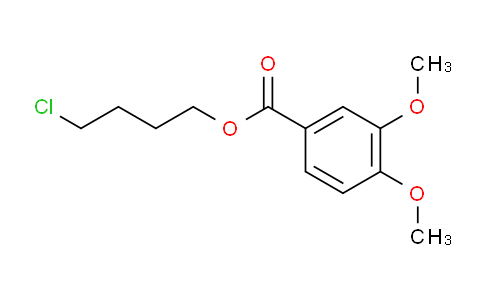 CAS No. 69788-75-6, 4-Chlorobutyl 3,4-dimethoxybenzoate