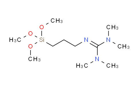 CAS No. 69709-01-9, 1,1,3,3-Tetramethyl-2-(3-(trimethoxysilyl)propyl)guanidine