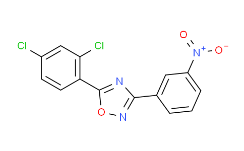 CAS No. 694521-58-9, 5-(2,4-Dichlorophenyl)-3-(3-nitrophenyl)-1,2,4-oxadiazole