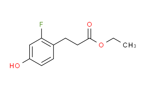 CAS No. 691904-78-6, Ethyl 3-(2-fluoro-4-hydroxyphenyl)propanoate