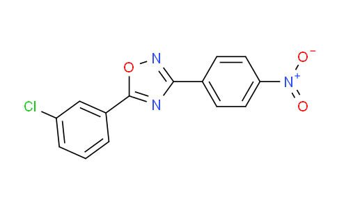CAS No. 690989-63-0, 5-(3-Chlorophenyl)-3-(4-nitrophenyl)-1,2,4-oxadiazole