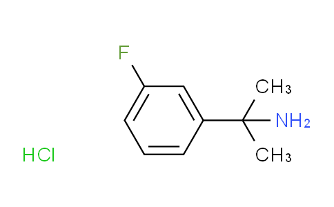 CAS No. 689232-61-9, 2-(3-Fluorophenyl)propan-2-amine hydrochloride