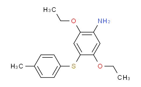CAS No. 68400-48-6, 2,5-Diethoxy-4-(p-tolylthio)aniline
