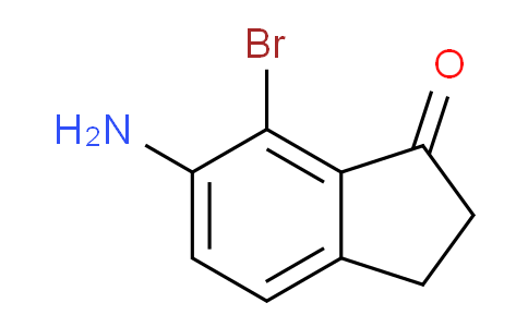 CAS No. 681246-49-1, 6-Amino-7-bromo-2,3-dihydro-1H-inden-1-one