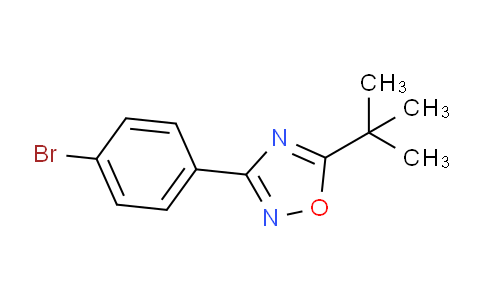 CAS No. 676131-65-0, 3-(4-Bromophenyl)-5-(tert-butyl)-1,2,4-oxadiazole