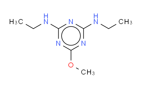 CAS No. 673-04-1, 1,3,5-Triazine-2,4-diamine,N2,N4-diethyl-6-methoxy-