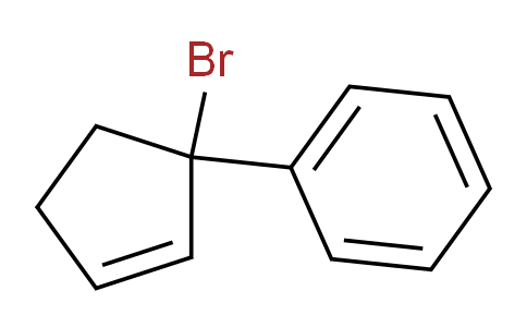 CAS No. 6725-74-2, (1-Bromocyclopent-2-en-1-yl)benzene