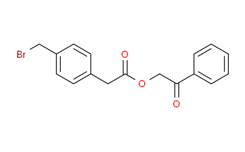 CAS No. 66270-97-1, 2-Oxo-2-phenylethyl 2-(4-(bromomethyl)phenyl)acetate
