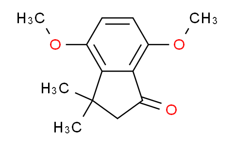 CAS No. 65698-23-9, 4,7-Dimethoxy-3,3-dimethyl-2,3-dihydro-1H-inden-1-one