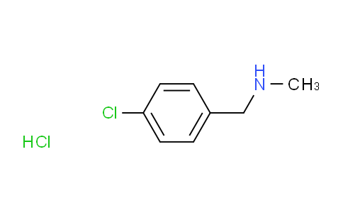 CAS No. 65542-24-7, 1-(4-Chlorophenyl)-N-methylmethanamine hydrochloride
