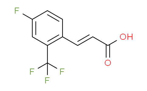 CAS No. 654-95-5, 3-(4-Fluoro-2-(trifluoromethyl)phenyl)acrylic acid