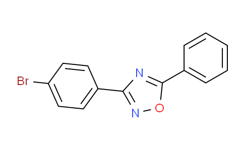 CAS No. 65004-19-5, 3-(4-Bromophenyl)-5-phenyl-1,2,4-oxadiazole