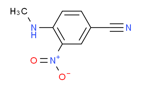 CAS No. 64910-45-8, 4-(Methylamino)-3-nitrobenzonitrile