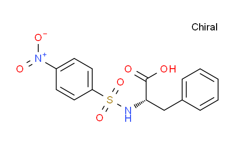 CAS No. 64501-87-7, (S)-2-(4-Nitrophenylsulfonamido)-3-phenylpropanoic acid