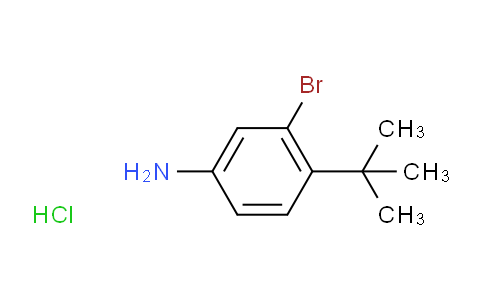 CAS No. 63818-33-7, 3-Bromo-4-(tert-butyl)aniline hydrochloride
