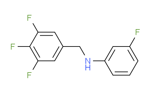 CAS No. 637744-49-1, 3-Fluoro-N-(3,4,5-trifluorobenzyl)aniline