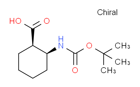 CAS No. 63216-49-9, Cyclohexanecarboxylicacid, 2-[[(1,1-dimethylethoxy)carbonyl]amino]-, (1R,2S)-rel-