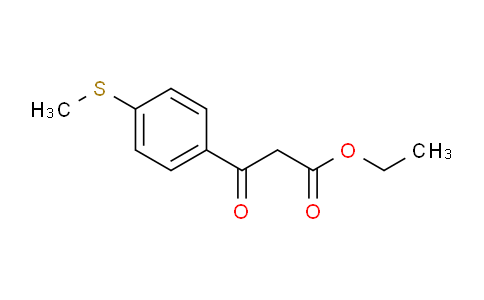 CAS No. 63131-31-7, Ethyl 3-(4-(methylthio)phenyl)-3-oxopropanoate