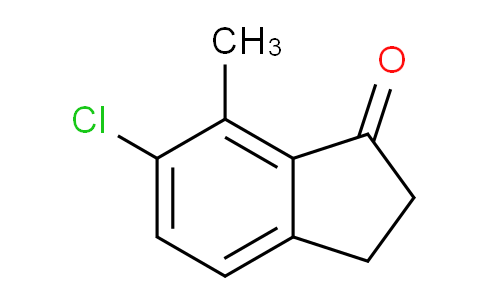 CAS No. 628732-10-5, 6-Chloro-7-methyl-2,3-dihydro-1H-inden-1-one
