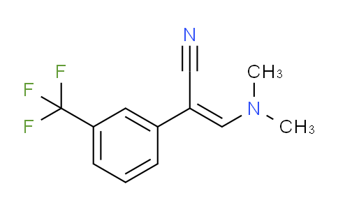 CAS No. 62738-99-2, 3-(Dimethylamino)-2-(3-(trifluoromethyl)phenyl)acrylonitrile