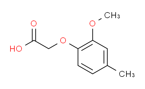 CAS No. 6270-23-1, 2-(2-Methoxy-4-methylphenoxy)acetic acid