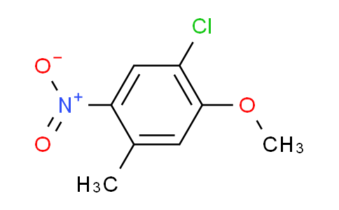 CAS No. 62492-45-9, 1-Chloro-2-methoxy-4-methyl-5-nitrobenzene
