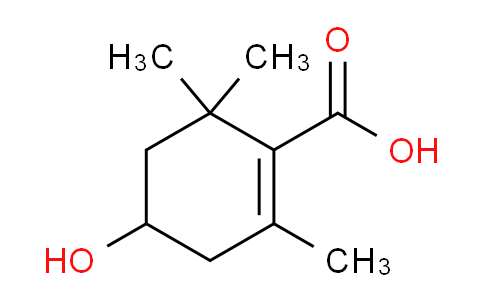 CAS No. 62218-55-7, 4-Hydroxy-2,6,6-Trimethyl-1-Cyclohexenecarboxylic Acid