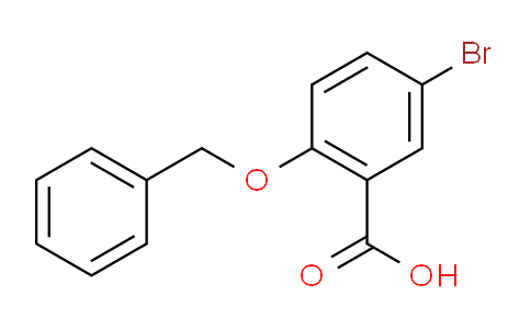 CAS No. 62176-31-2, 2-(benzyloxy)-5-bromobenzoic acid