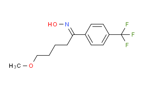 CAS No. 61747-22-6, 5-Methoxy-1-(4-(trifluoromethyl)phenyl)pentan-1-one oxime