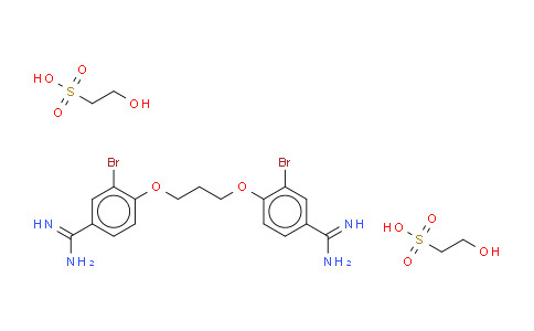 CAS No. 614-87-9, dibrompropamidine isetionate
