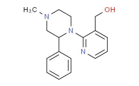 CAS No. 61337-89-1, 2-(4-Methyl-2-phenyl-1-piperazinyl)-3-pyridinemethanol