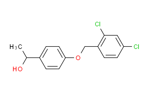 CAS No. 61292-28-2, 1-(4-((2,4-Dichlorobenzyl)oxy)phenyl)ethanol