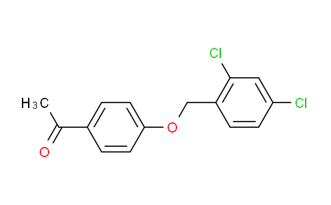 CAS No. 61292-27-1, 1-(4-((2,4-Dichlorobenzyl)oxy)phenyl)ethanone