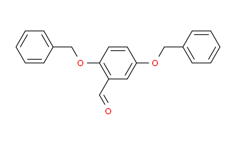 CAS No. 6109-54-2, Benzaldehyde, 2,5-bis(phenylmethoxy)-