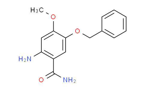 CAS No. 60547-95-7, 2-Amino-5-(benzyloxy)-4-methoxybenzamide