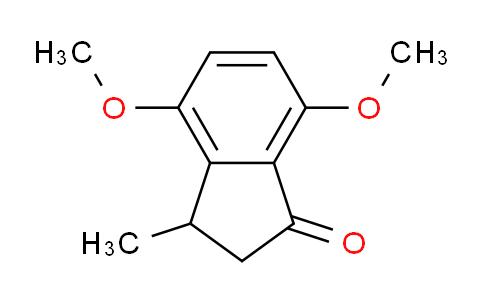 CAS No. 59743-67-8, 4,7-Dimethoxy-3-methyl-2,3-dihydro-1H-inden-1-one