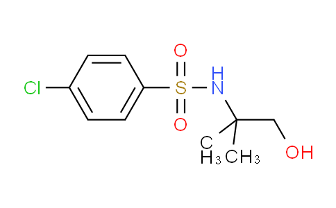 CAS No. 59724-57-1, 4-Chloro-N-(1-hydroxy-2-methylpropan-2-yl)benzenesulfonamide