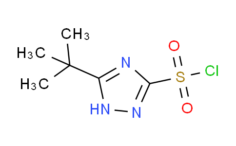 CAS No. 59689-65-5, 5-(Tert-Butyl)-1H-1,2,4-triazole-3-sulfonyl chloride