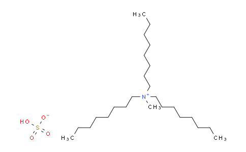 CAS No. 59158-14-4, N-Methyl-N,N-dioctyloctan-1-aminium hydrogensulfate