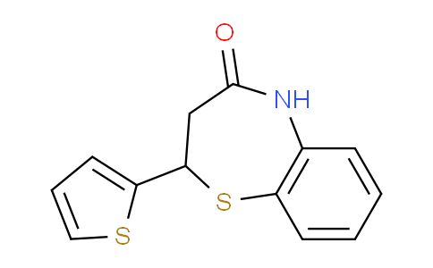 CAS No. 5871-68-1, 2-(Thiophen-2-yl)-2,3-dihydrobenzo[b][1,4]thiazepin-4(5H)-one