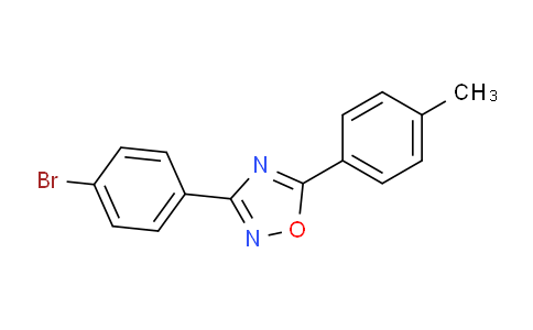 CAS No. 587006-12-0, 3-(4-Bromophenyl)-5-(p-tolyl)-1,2,4-oxadiazole
