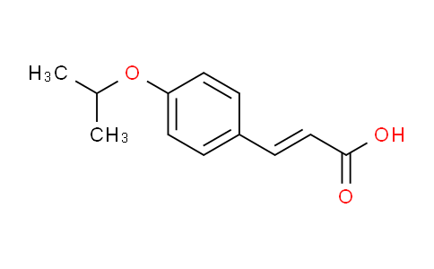 CAS No. 586960-22-7, (E)-3-(4-Isopropoxyphenyl)acrylic acid