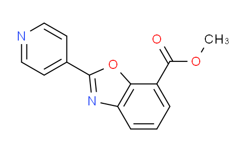 CAS No. 579525-07-8, Methyl 2-(pyridin-4-yl)benzo[d]oxazole-7-carboxylate