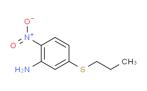 CAS No. 57780-75-3, 2-Nitro-5-(propylthio)aniline