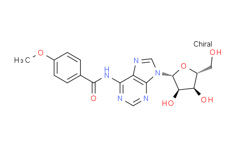 CAS No. 56883-05-7, Adenosine, N-(4-methoxybenzoyl)-