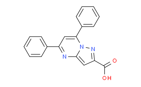 CAS No. 5646-98-0, 5,7-Diphenylpyrazolo[1,5-a]pyrimidine-2-carboxylic acid